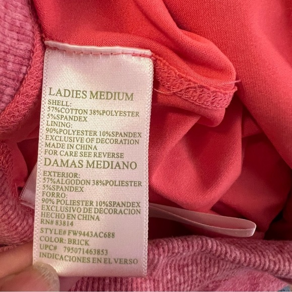 Green Tea Casual Skort Pink Heather Knit M - Picture 9 of 9